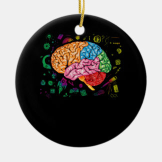 Hirnwissenschaft und Kunst Neurowissenschaft Neuro Keramik Ornament