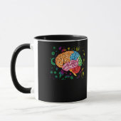Hirnwissenschaft und Kunst Neurowissenschaft Neuro Tasse (Links)