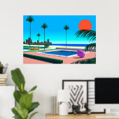 Hiroshi-Nagai-Kunst Poster (Heimbüro)
