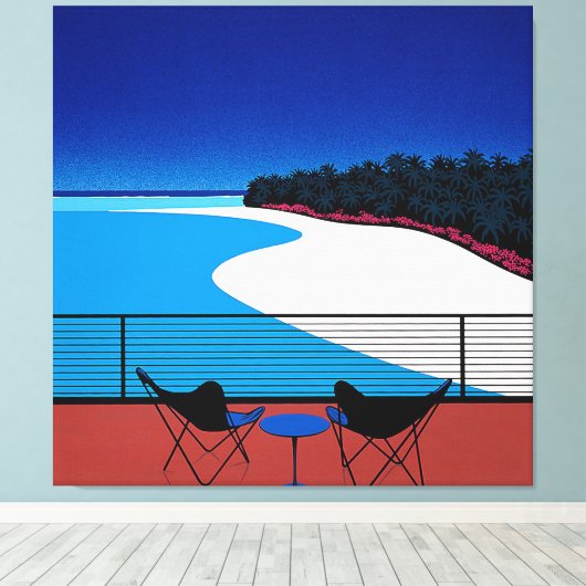 Hiroshi nagai leinwanddruck (Insitu (Holzboden))