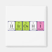 Hiroshi Periodenmagnet Magnet (Vorne)