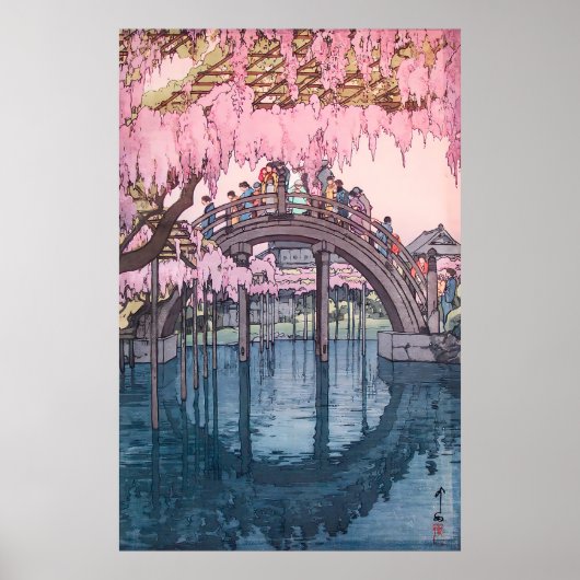 Hiroshi Yoshida – Kameido-Brücke (1927) Poster (Vorne)