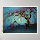 Hiroshi Yoshida Kumoi Cherry Trees Poster (Vorne)