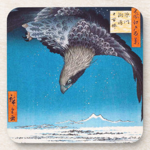Hiroshige Adler-Untersetzer Untersetzer
