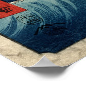 Hiroshige Das Meer in Satta in der Provinz Suruga Poster (Ecke)