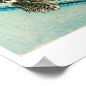 Hiroshige - Die Koi-Fische Poster (Ecke)