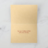 Hiroshige Japanische Weihnachtskarten Feiertagskarte (Innenseite)