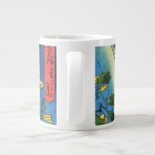 Hiroshige Moon Über dem Wasserfall Japanische Kuns Jumbo-Tasse (Rückseite)