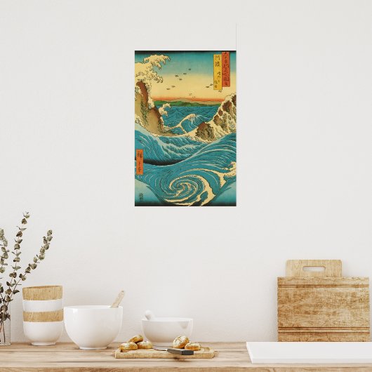 Hiroshige Navaro Rapids Poster (Küche)