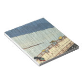 Hiroshige - Ohashi-Brücke im Regen Notizblock (angewinkelt)