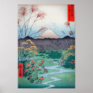 Hiroshige Ōtsuki Schlicht in der Provinz Kai Poster