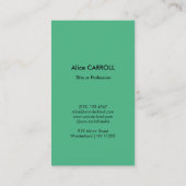 Hiroshige - Otsuki Schlicht in der Provinz Kai - Q Visitenkarte (Rückseite)