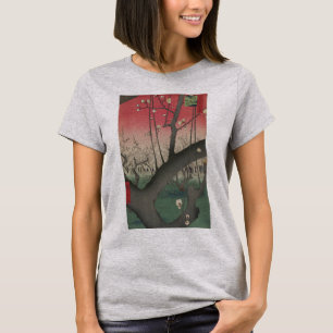 Hiroshige Pflaumen Anwesen Kameido: Vintage Japani T-Shirt