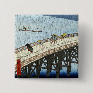 Hiroshige plötzliche Dusche über die Shin-Osashi Button
