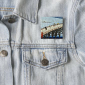 Hiroshige Plötzliche Dusche über Shin-Ōhashi Bridg Button (Beispiel)