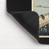 Hiroshige plötzliche Dusche über Shin-Ōhashi Mousepad (Ecke)