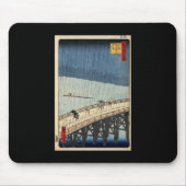 Hiroshige plötzliche Dusche über Shin-Ōhashi Mousepad (Vorne)
