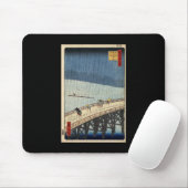 Hiroshige Plötzlicher Regenschauer über der Shin-Ō Mousepad (Mit Mouse)