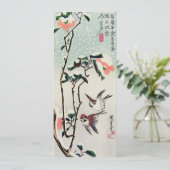 Hiroshige Sparrows und Kamelien im Schnee (Stehend Vorderseite)