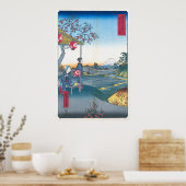 Hiroshige - Teahouse in Zōshigaya Poster (Küche)