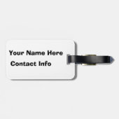 Hiroshige The Great Wave Off Kanagawa Gepäckanhänger (Rückseite horizontal)