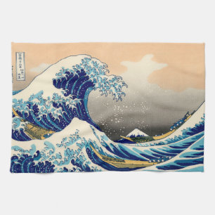 Hiroshige The Great Wave Off Kanagawa Geschirrtuch