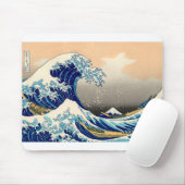 Hiroshige The Great Wave Off Kanagawa Mousepad (Mit Mouse)