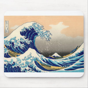 Hiroshige The Great Wave Off Kanagawa Mousepad