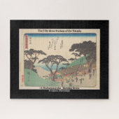 Hiroshige Tokaido #01 Nihonbashi Vintage Japanese  Puzzle (Horizontal)