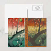 Hiroshige van gogh 1 postkarte (Vorne/Hinten)