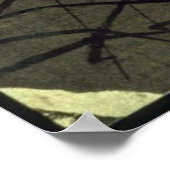 Hiroshige Wind Blown Grass Poster (Ecke)