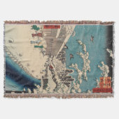 Hiroshige Winterlandschaft Japan Land Decke (Vorderseite)