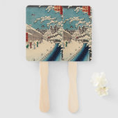 Hiroshige Winterlandschaft Japan Land Fächer (Vorne und Hinten)