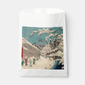 Hiroshige Winterlandschaft Japan Land Geschenktütchen (Vorderseite)