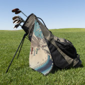 Hiroshige Winterlandschaft Japan Land Golfhandtuch (Gras)