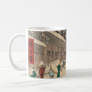 Hiroshige Winterlandschaft Japan Land Kaffeetasse