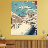 Hiroshige Winterlandschaft Japan Land Leinwanddruck (Insitu (Wohnzimmer))