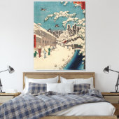 Hiroshige Winterlandschaft Japan Land Leinwanddruck (Insitu (Schlafzimmer))