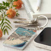 Hiroshige Winterlandschaft Japan Land Schlüsselanhänger (Vorderseite rechts)