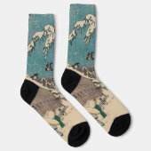 Hiroshige Winterlandschaft Japan Land Socken (Rechts)