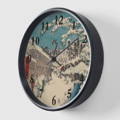 Hiroshige Winterlandschaft Japan Land Uhr (Winkel)