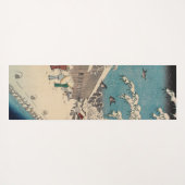Hiroshige Winterlandschaft Japan Land Yogamatte (Rückseite (Horizontal))
