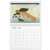 Hiroshige's A Shoal of Fish Japanischer Fischdruc Kalender (Feb 2026)