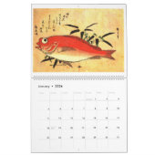 Hiroshige's A Shoal of Fish Japanischer Fischdruc Kalender (Jan 2026)