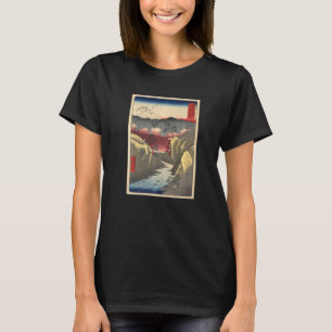 Hiroshiges Dog Eye Pass in der Provinz Kai T-Shirt