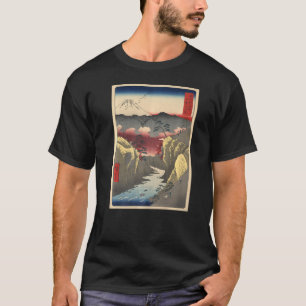 Hiroshiges Dog Eye Pass in der Provinz Kai T-Shirt