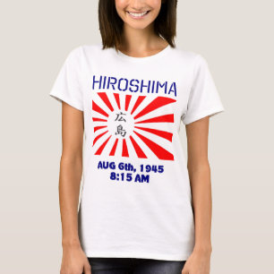 Hiroshima-aufgehende Sonne T-Shirt