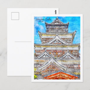 Hiroshima Burg Japan Ristorante La Lanchetta Postkarte
