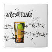 Hiroshima-Cocktail-Rezept Fliese (Vorderseite)