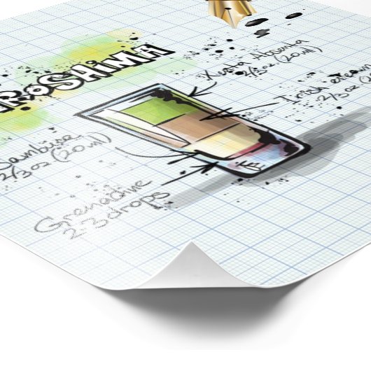 Hiroshima Fotodruck (Ecke)